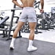 thumbnail image 4 of Pantalones cortos elásticos de entrenamiento para sentadillas para hombre - Algodón, color liso, tallas M-XXXL, estilo playero/casual, fácil cuidado, 4 of 4
