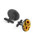 thumbnail image 2 of Sunflower Elegant Mens Cufflinks for Formal Attire, Crafted with Stainless Steel, for Business Meetings or Weddings, 2 of 6