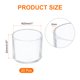 thumbnail image 2 of Uxcell 20 Pcs Protectores de Suelo de Silicona para Patas de Silla 25 mm/1" Redondos Tapas Antideslizantes para Patas de Silla para Pisos de Madera Reducir Ruido y Rasguños, Transparente, 2 of 6