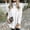 White, variant on Babysbule Tops for Women Women's solid color street pullover high neck split loose sweater top