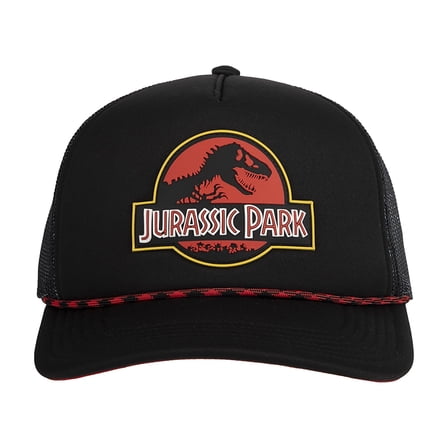 Jurassic Park Logo Black Trucker Hat