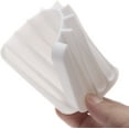thumbnail image 3 of Silicone Soap Dish for Shower, Bar Soap Holder, Soap Saver with Drainer, Soap Tray for Bathroom Kitchen, Self-draining Waterfall, Easy Cleaning (Pack of 3) (White), 3 of 5
