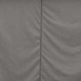 thumbnail image 5 of Sunjoy Four-Side Privacy Side Wall Curtain Set for 11 x 13 ft Gazebo, UV-resistant Waterproof Polyester Curtain Panels for Patio, Garden and Backyard, includes Ring Hardware for Installation, Grey, 5 of 6