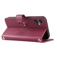 thumbnail image 4 of For Samsung Galaxy A05 4G Crossbody Leather Case Ring Buckle Wallet Stand Rhombus Mobile Cover - Gre, 4 of 5