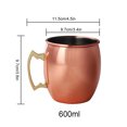 thumbnail image 3 of Taza Moscow Mule bañada en cobre de 550 ml, taza de cerveza, taza de café, tazas bañadas en cobre, artículos para beber para bar o cocina, 3 of 7
