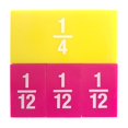 thumbnail image 3 of Eai Education Fraction Tiles With Tray: Numbered - Set Of 51, 3 of 5