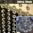 thumbnail image 2 of 14mm 50-Pcs Artificial Crystal Octagon Beads Droplets Chandelier Pendants Charms, 2 of 7