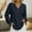 Navy, variant on Womens Jacket Spring and Winter Fashion V-Neck Button Long Sleeve Base Coat Top
