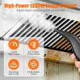 thumbnail image 3 of Askmuse Steam Cleaner Handheld Portable High Pressure, 221°F Fast Heat, 1350W 5-Level Adjustable Steamer Cleaning with 41oz Tank & Accessories for Car, Home, Floor, Tile, Furniture, Kitchen, Walls, 3 of 8