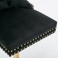 thumbnail image 6 of HUTWIFE Adult Mid Back Adjustable Seat Height Bar Stools - Set of 2, Black, 6 of 9