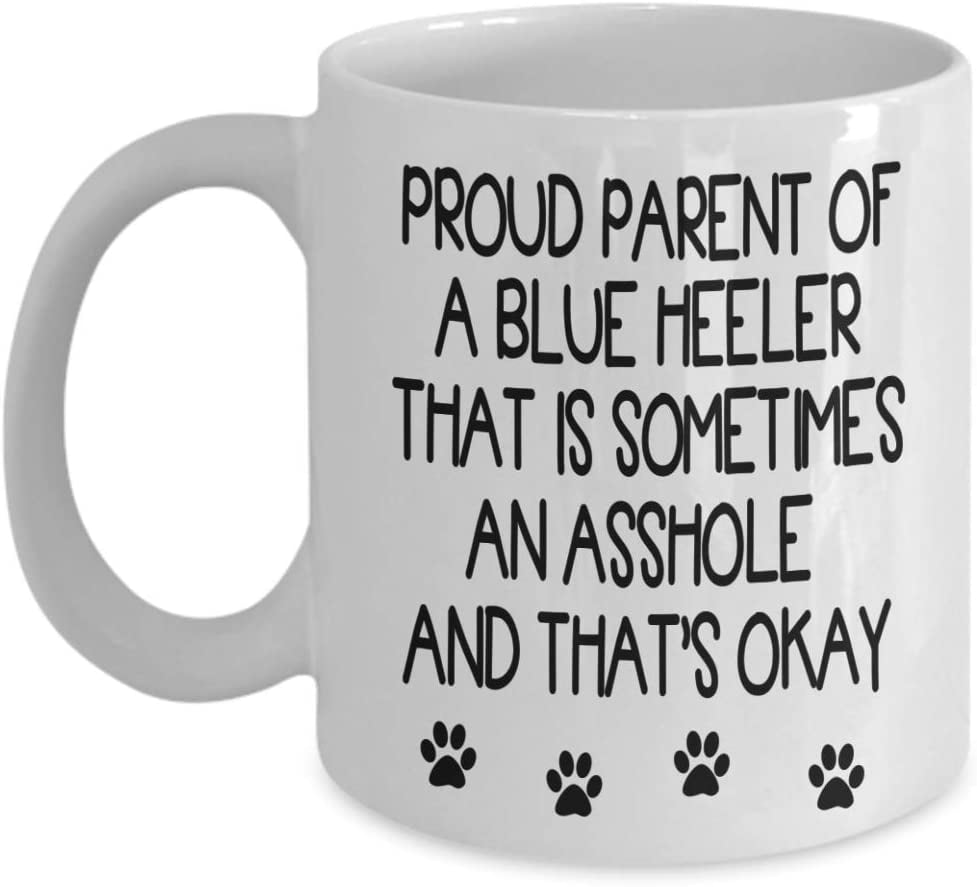 Blue heeler Mom Coffee Mug Blue heeler Gift Idea For Men Him Her Women