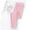 Pink, variant on piuwrlz Girls Boys Winter Thick Velvet Pants for Kids Long Plush Cotton Sweatpants Black Size 5 Years