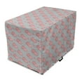 thumbnail image 1 of Boho Dog Crate Cover, Lotus Flowers Pattern Water Lilly Style Eastern Blossoms, Easy to Use Pet Kennel Cover Small Dogs Puppies Kittens, 7 Sizes, Pale Pink and Dust, by Ambesonne, 1 of 1