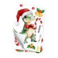 thumbnail image 4 of Adhesivos Navideños de Animales para Ventanas, Adhesivos Decorativos de PVC para Ventanas, Artículos para Fiestas, Regalos, Decoración Navideña, Adhes Dinosaurio, 4 of 9