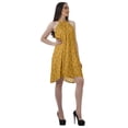 thumbnail image 3 of Moomaya Printed Tunic Tank Dress Swing Dress Halter Neck Mini Summer Dress, 3 of 4