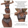 thumbnail image 1 of Women Swinsuit, Halter  Two Piece Swimsuit Charming  For Beach Parties For Surfing For Female Leopard Print S, 1 of 6