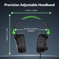 thumbnail image 6 of Gaming Headsets with Noise Cancelling Microphone, Xbox One & PS5 PS4 Headphones, High-Quality Stereo Sound, LED Light, Soft Memory Earmuffs for Ultimate Comfort, Wired Over-Ear Headset for PC, Laptop, 6 of 8