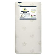 Angle View: Serta Perfect Start Deluxe Fiber Core/Foam Crib and Toddler Mattress | Waterproof | GREENGUARD Gold Certified | Trusted 35 Year Warranty | Made in The USA