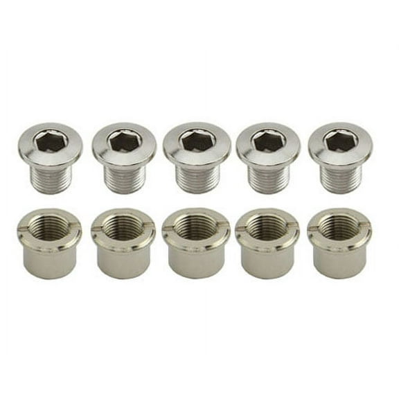 Chainwheel Bolt Double Chrome. for bicycles, bikes, for beach cruiser, mountain bike, track, fixies, fixed gear