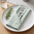 thumbnail image 4 of REGALWOVEN 12 Pack Cloth Napkins, Washable and Reusable Table Dinner Napkins for Home, Restaurant, Weddings, Event, and Parties Sage green 18x18inch, 4 of 6