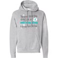 thumbnail image 2 of Inktastic Ovarian Cancer Being Strong Adult Hoodie Sweatshirt, 2 of 4