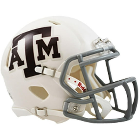 Riddell Texas A&M Aggies Revolution Speed White Mini Football Helmet