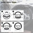 thumbnail image 5 of Funda elástica para volante de coche, accesorios para el interior del coche, color negro, 5 of 5