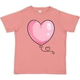 thumbnail image 3 of Inktastic Pink Balloon Heart Boys or Girls Toddler T-Shirt, 3 of 5