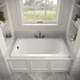 thumbnail image 3 of Streamline N-4220-730-ORB 60 in. x 32 in. Acrylic Soaking Drop-In Bathtub in Glossy White, With External Drain in Matte Oil Rubbed Bronze, 3 of 12