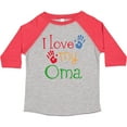thumbnail image 3 of Inktastic I Love My Oma Grandchild Boys or Girls Toddler T-Shirt, 3 of 5
