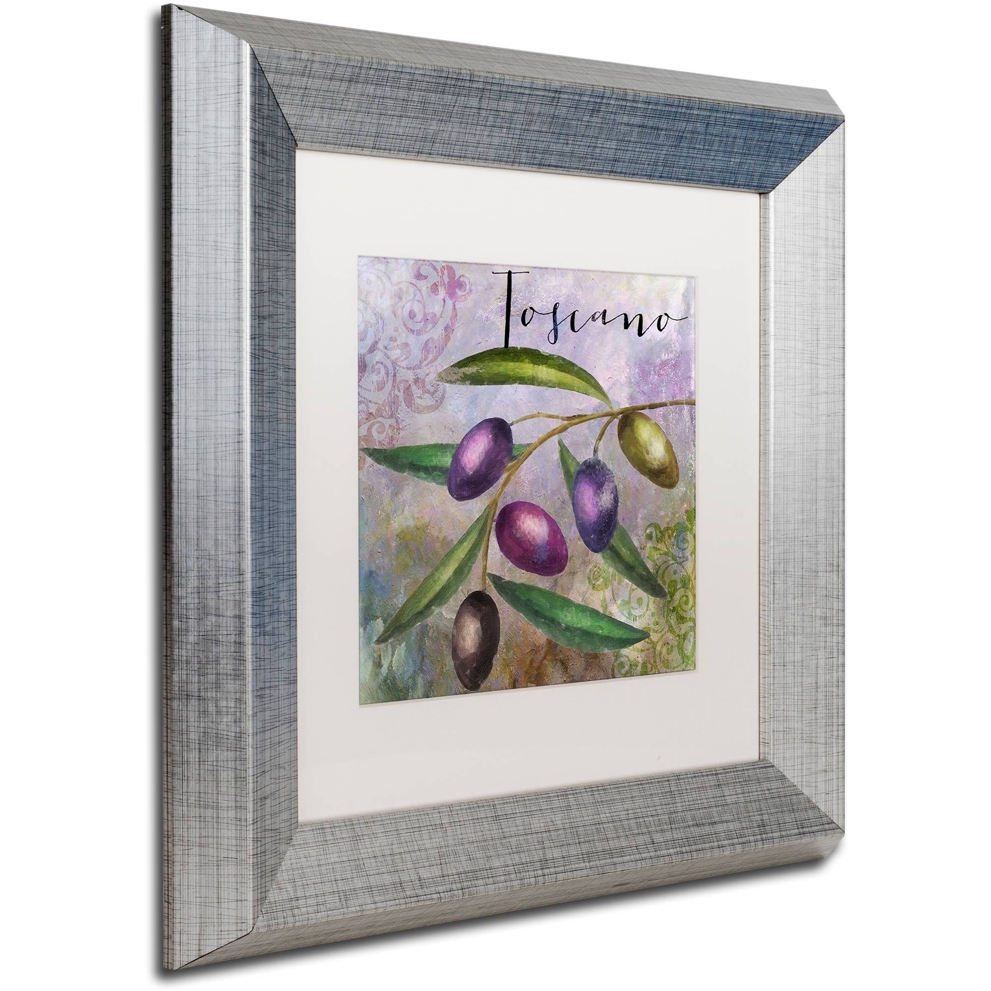 Trademark Fine Art "Olivia II" Canvas Art by Color Bakery White Matte, Silver Frame