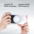thumbnail image 3 of Camera Magnetic Phone Camera Grip Wireless Handle Grip for Phone Selfie Grip Phone Holder Stabilizer Built-in LED Fill Light Selfie Mirror with Detachable Remote Shutter, 3 of 7