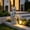 B, variant on Solar-Powered Rabbit Garden Statue with LED String Lights, Whimsical Outdoor Decorative Light
