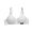 White, variant on ManxiVoo Contrast Mesh Wireless Bralette Sleeveless Comfort Bra for Women Everyday Light Support Wear 32 Size Wine