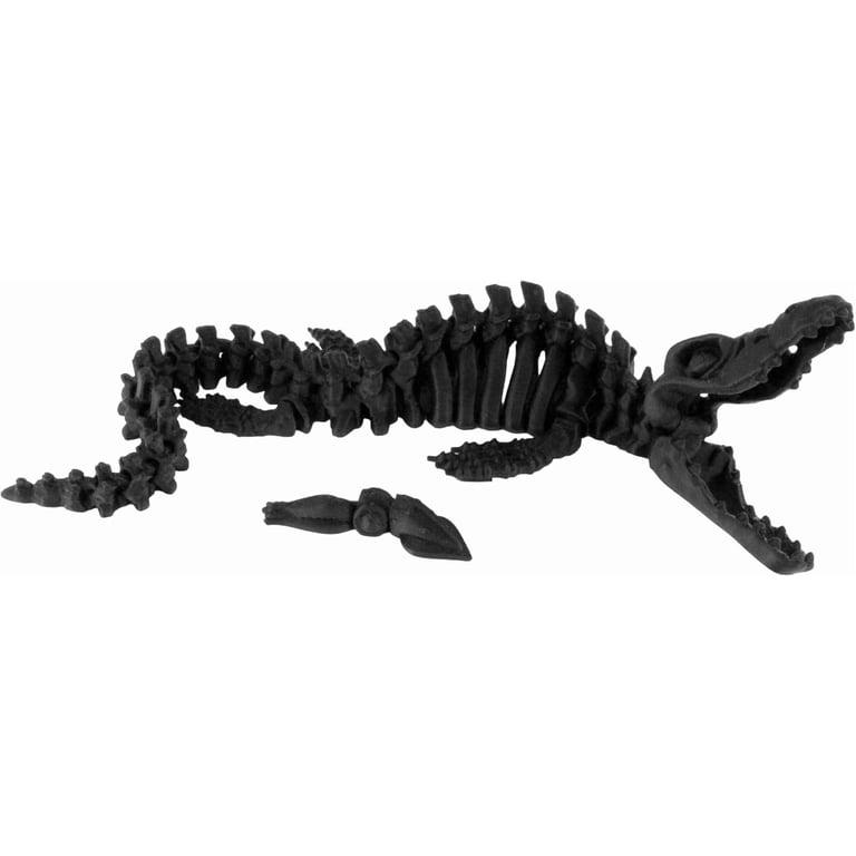 PowerTRC 3D Printed Skeleton Mosasaurus – Prehistoric Collectible