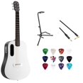 thumbnail image 1 of Funda para guitarra LAVA ME PLAY 36 Lite, color blanco Nightfall Frost, con soporte, 1 of 9