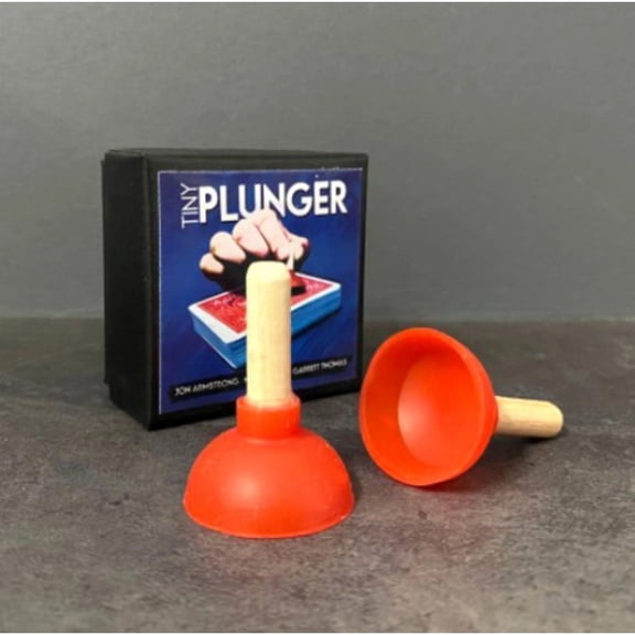Jon Armstrong Tiny Plunger (Gimmicks) Card Magic Tricks Stage Comedy Mentalism Magic Close Up Accessories Illusions Magia Toys