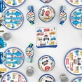 thumbnail image 2 of Construction Birthday Party Tableware Set 66Pcs Reusable Durable Engineering Car Party Supply with Banner Tablecover Plate Cup Napkin for Party, 2 of 10