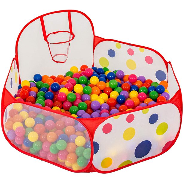 Kids Basketball Ball Pit Foldable Toddler Ball Pool Baby Playing Tent