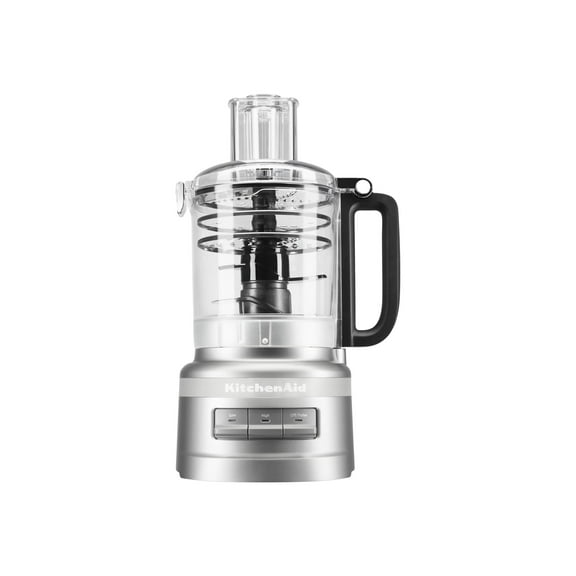 KitchenAid KFP0919CU 9 Cup Plus Food Processor, Contour Silver