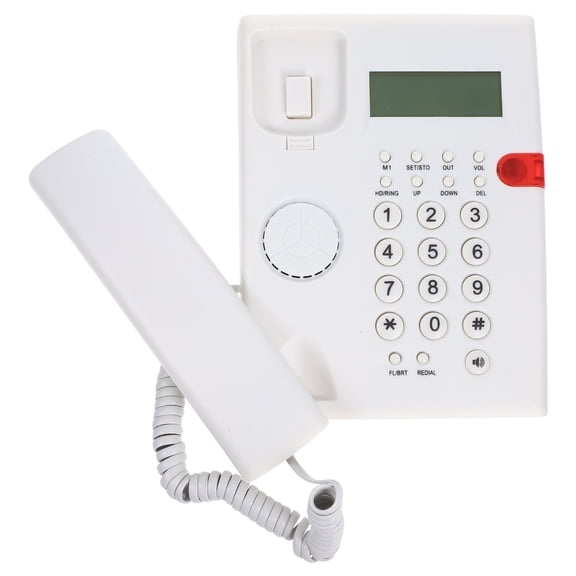Landege Landline Desk Phone Set - Desktop Telephone for Office, Home, and Business Use with Clear Sound Quality
