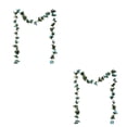 thumbnail image 2 of Maytalsory Romantic Atmosphere With Simulated Flower Vines For Restaurants Etc White+Blue 45 roses 2Set, 2 of 6