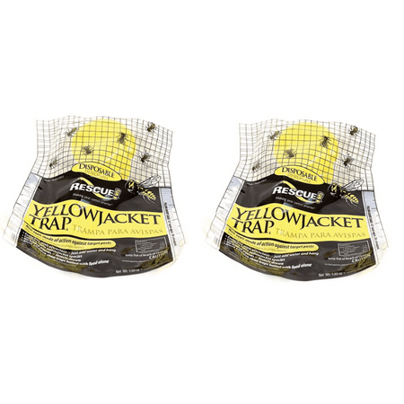 Rescue Yellow Jacket Disposable Trap, 2 unit (Best Insecticide To Kill Yellow Jackets)