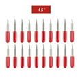 thumbnail image 1 of HLONK 20 Pcs 30/45/60 Degrees Replacement Blades for Roland Cricut Plotter Cutter Blade, 1 of 7