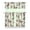 Butterfly01, variant on Bohemian Vintage Kitchen Curtains Set - Ethnic Retro Tier & Valance with Rod Pocket Design