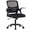 black, variant on Ergonomic Office Seating - Mid-Back Desk Chairs Featuring Adjustable Height, Swivel Functionality, Flip-Up Armrests, And Lumbar Support, Designed with Breathable Mesh for Home, Study, Or Work Use