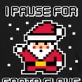 thumbnail image 3 of Instant Message - Gamer - I Pause for Santa Claus - Toddler & Youth Short Sleeve Graphic T-Shirt, 3 of 6