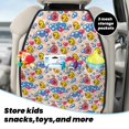 thumbnail image 4 of Cartoon Bubble Cute Duck Love Mats Back Seat Protectors, Car Seat Protector Vehicle Organizers Waterproof Cover Back Seat Cover for Kids with 3 Storage Pockets 2 Pack, 4 of 5