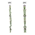 thumbnail image 5 of KUNPENG 6ft Artificial Easter Decorations Eggs Garland with Green Leaves Plastic Speckled Eggs Hanging Garland Pastel Easter Garland Vine String for Mantle Fireplace Home Indoor Outdoor Easter Decor, 5 of 7