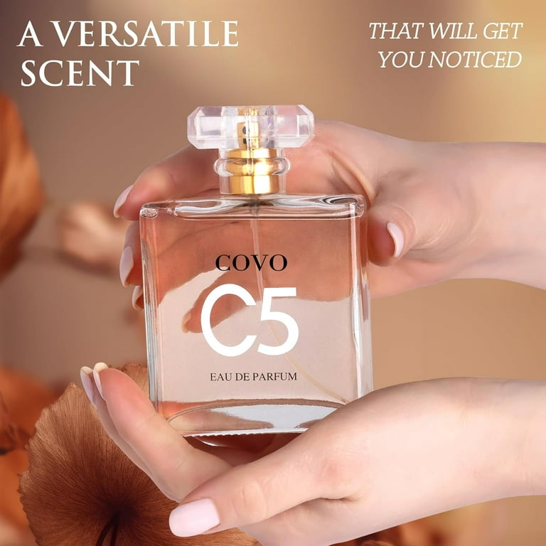 Covo C5 Eau de Parfum for Women, 3.4 fl oz, Floral Woody Long